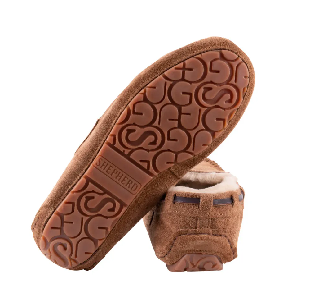 Shepherd Mirre Mokkasin Tøfler Chestnut
