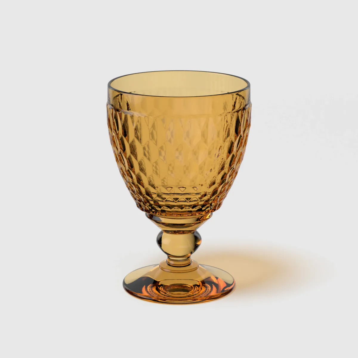 Villeroy & Boch Boston Vannglass m/stett 250 ml Gul