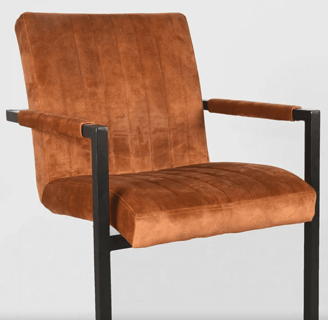 Hovedbilde Trend Collection Milo Spisestol Ocher Velour