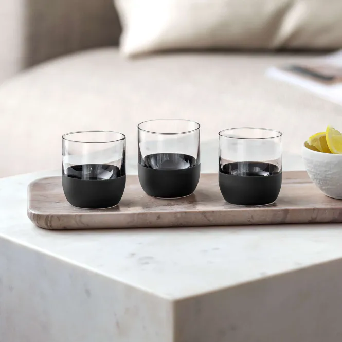 Hovedbilde Villeroy & Boch Manufacture Rock Snapsglass 4-pk