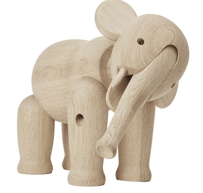 Hovedbilde Kay Bojesen Denmark Elefant Stor 22 cm, Eik