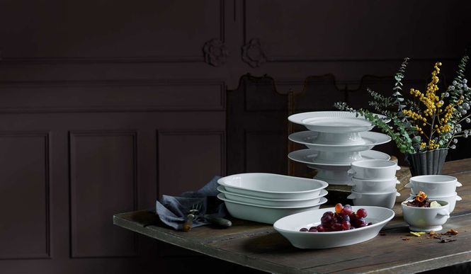 Hovedbilde Pillivuyt Plissé tallerken flat hvit - 26 cm