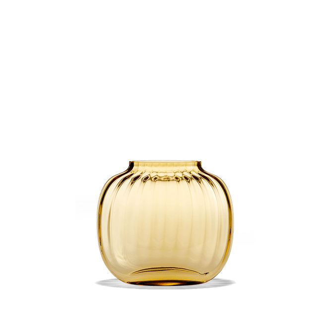 Hovedbilde Holmegaard Primula Oval Vase gul H12,5
