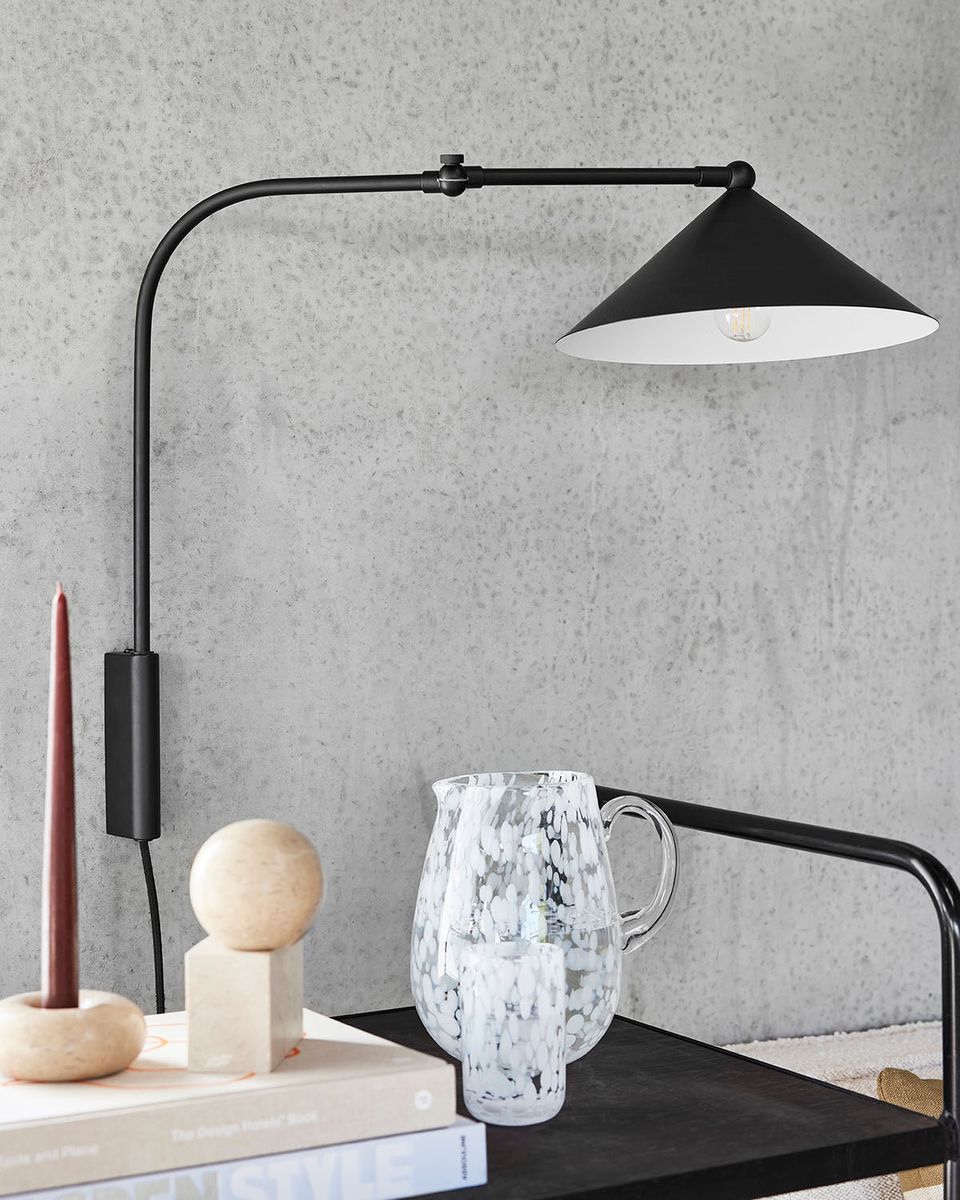 OYOY Kasa Vegglampe Sort