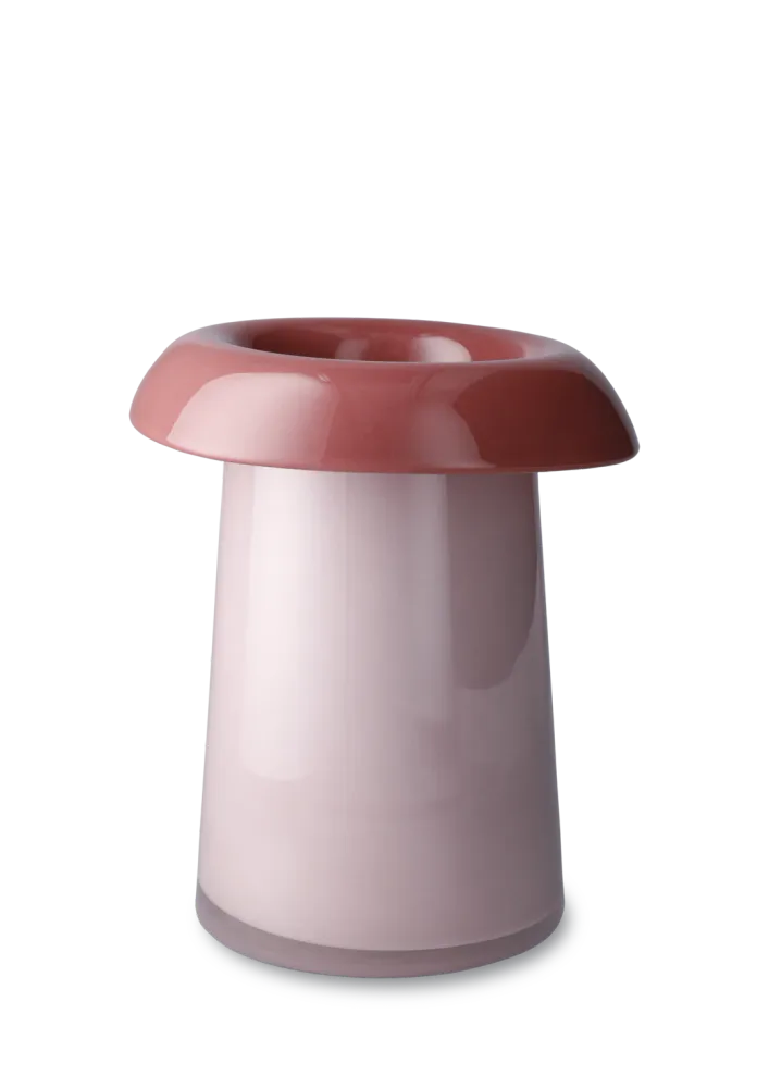Holmegaard Soma Vase Rosa/Terracotta H22,5 cm
