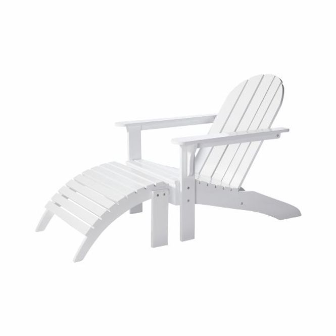 Hovedbilde Cinas Adirondack Fotskammel Hvit