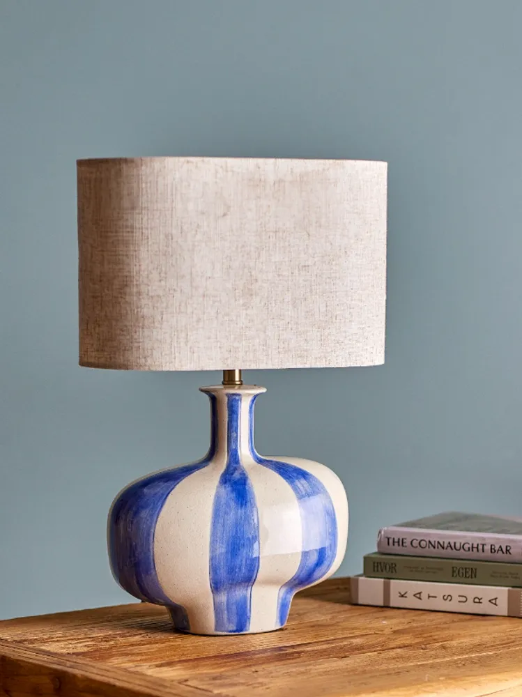 Bloomingville Alida Bordlampe Blå