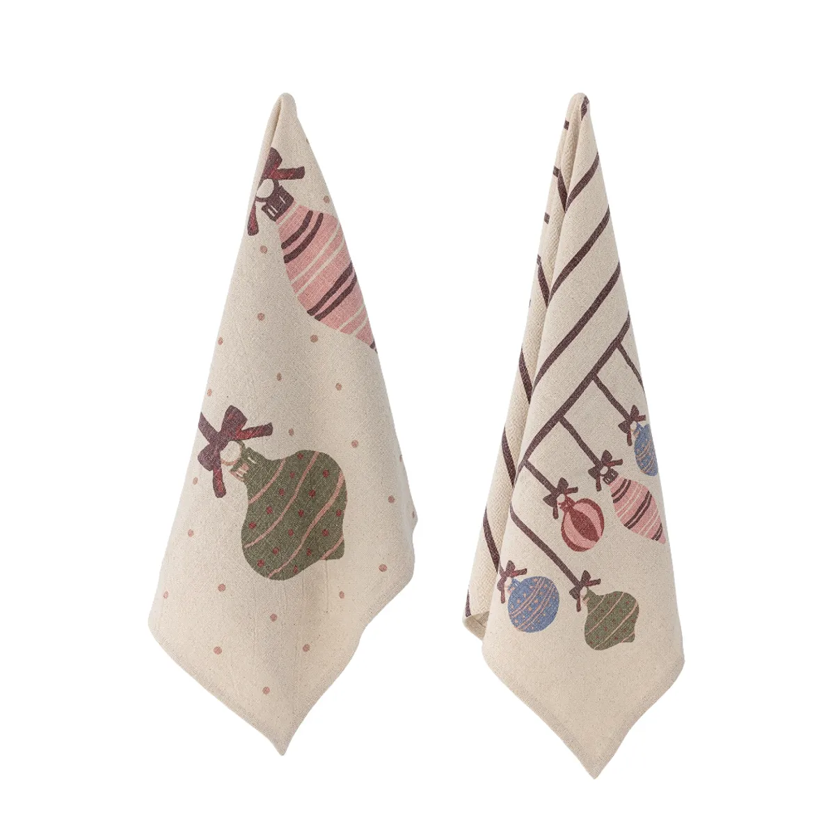 Bloomingville Ornamentia Kjøkkenhåndklær 2-pk Jul