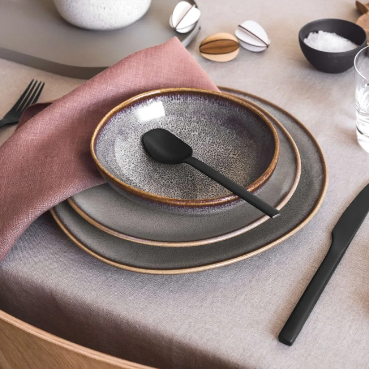 Villeroy & Boch Lave Beige Middagstallerken 28 cm