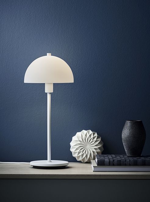 Hovedbilde Herstal Vienda X Bordlampe Hvit / Glass