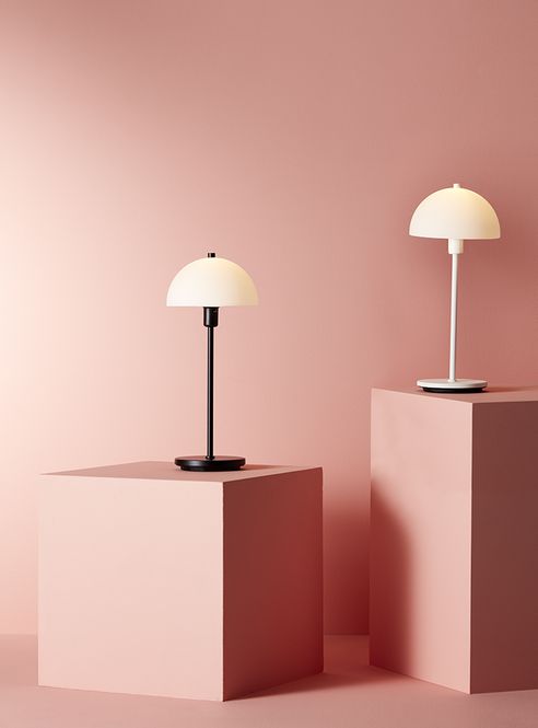 Hovedbilde Herstal Vienda X Bordlampe Hvit / Glass