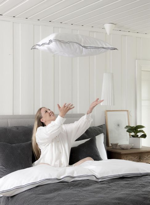 Hovedbilde Borås Cotton Sky Sengesett Grå Flere Størrelser