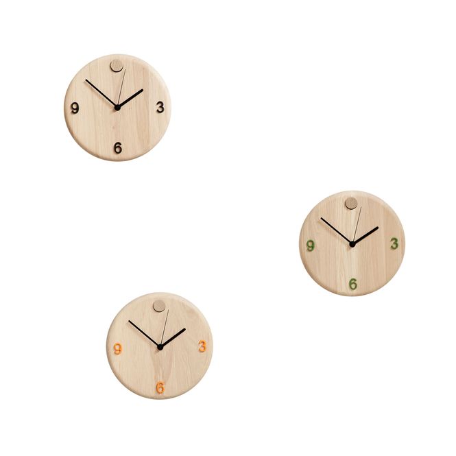 Hovedbilde Andersen WoodCare Eik Klokke m/ Utskiftsbare Tall ...