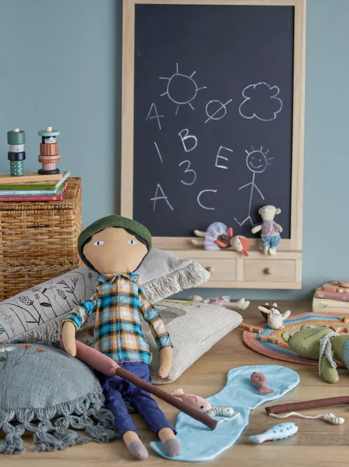 Hovedbilde Bloomingville MINI Sigge Dukke Blå