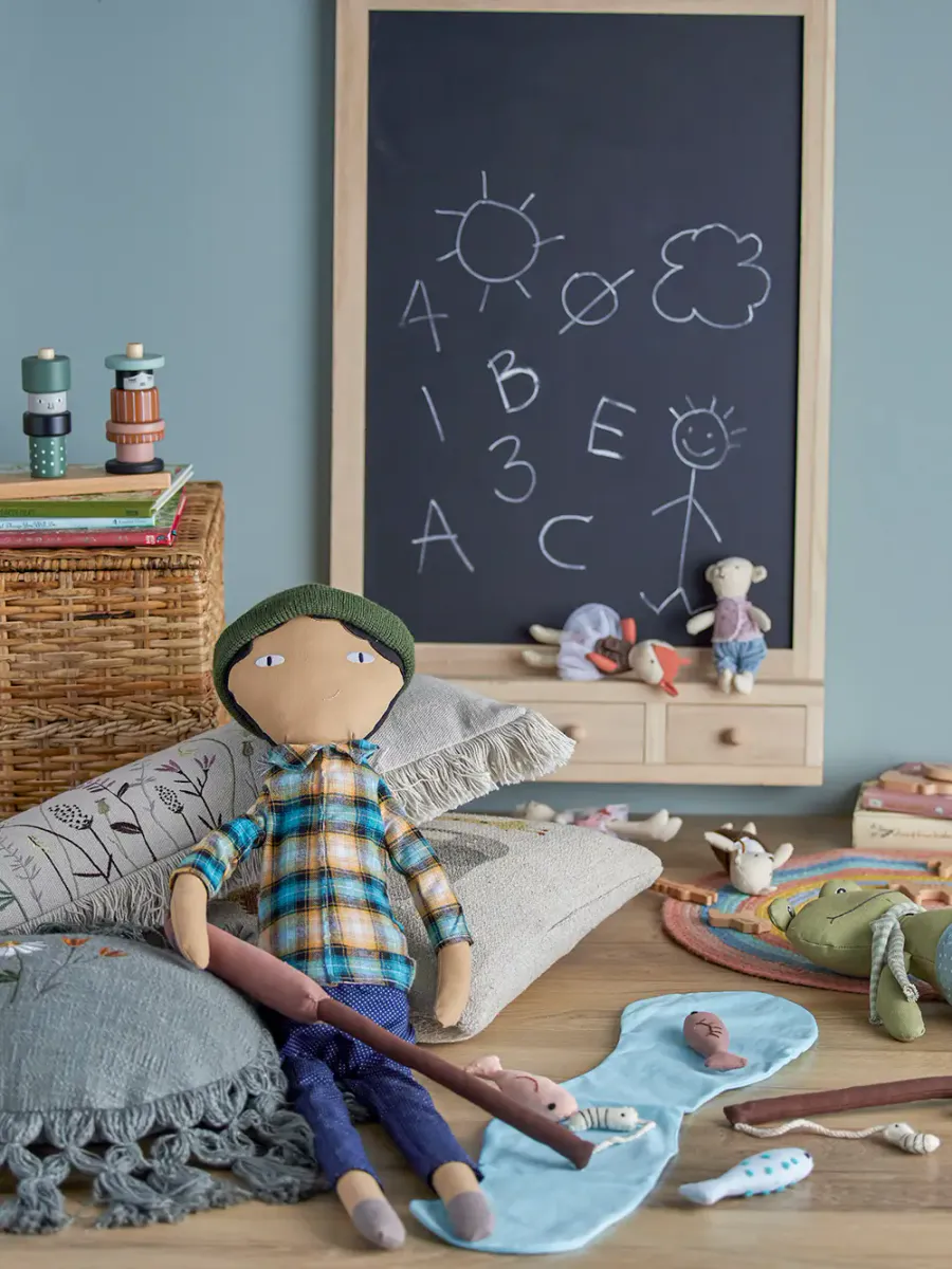 Bloomingville MINI Sigge Dukke Blå