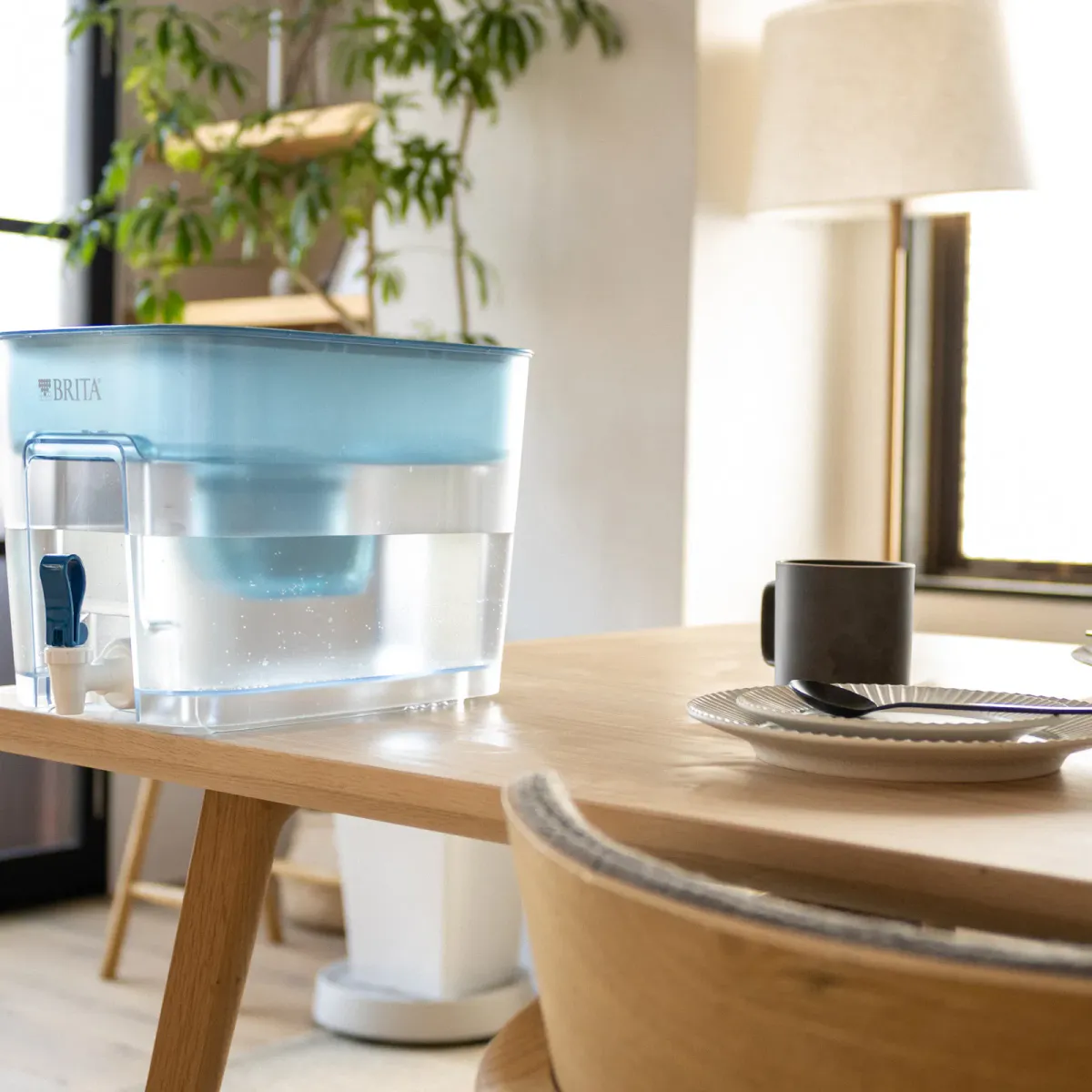Brita Flow vanndunk med filter blå 8,2 l