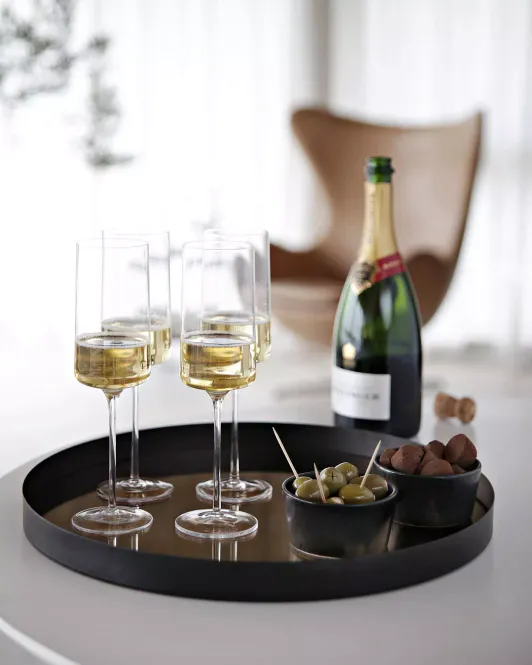 Hovedbilde Hadeland Glassverk Amalfi Champagne 31 cl 2 pk