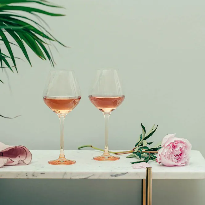 Hovedbilde Hadeland Glassverk Odysse Rose' 50 cl 2 pk